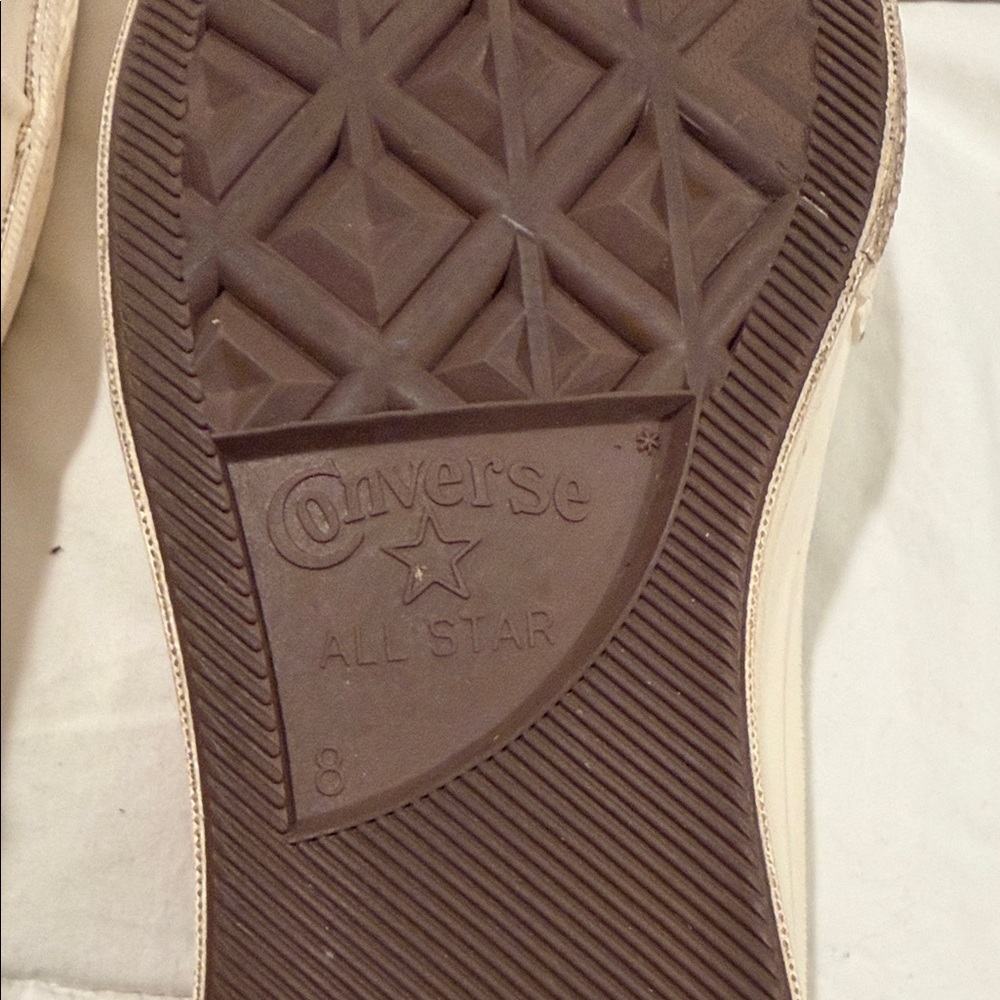 Comme des Garcons PLAY men’s Cream and Red Sneakers - Picture 12 of 12